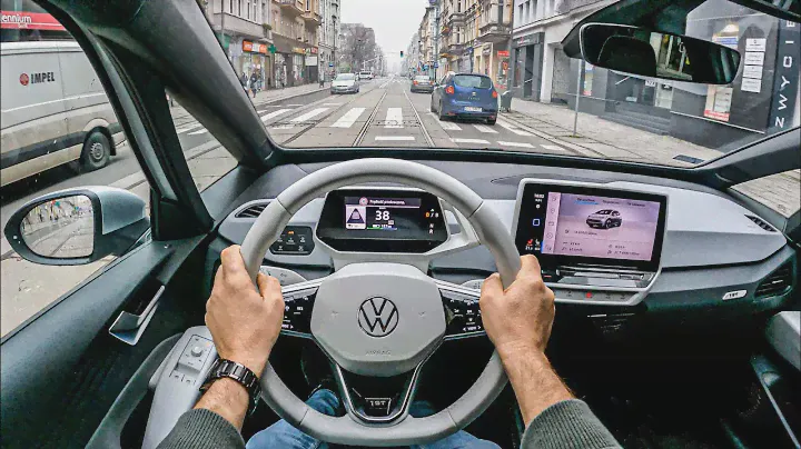 NEW Volkswagen ID.3 204HP | POV Test Drive #626 Joe Black
