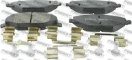 Тормозные колодки Febest передние для Volkswagen Polo V 2010-2024. Артикул 2301-POLF