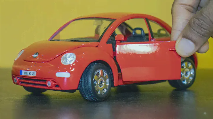 Diecast Car Unboxing - Volkswagen New Beetle Red 1:24  Diecast Scale Model Car