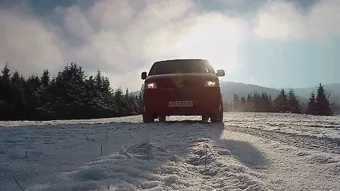 Зимнее путешествие в Карпаты на VW T5