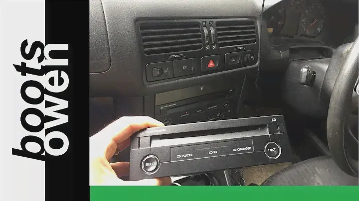 Замена неисправного проигрывателя компакт-дисков VW Golf: a Видеоинструкция: MK4 Golf