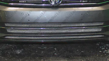 Защита радиатора VOLKSWAGEN PASSAT B8 с 2014г.в. (Хром) - strelka11.ru