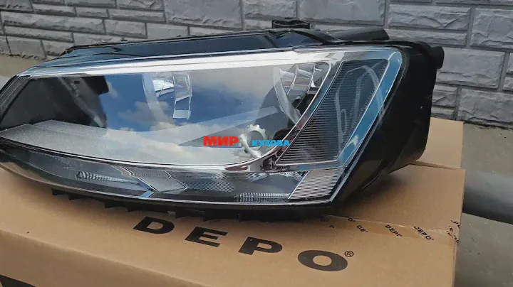 Volkswagen Jetta 6 фара передняя новая depo Volkswagen Фольксваген Джетта 6. МирКузова