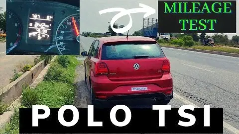 Volkswagen polo TSI petrol mileage test in CITY (2021) !! shocking result 😲😲🔥🔥