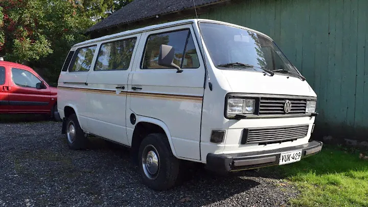 Starting 1989 Volkswagen Caravelle T3 1.6D After 4 Months + Test drive