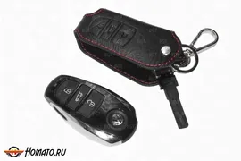 Брелок «кожаный чехол» для ключа Volkswagen Touareg II «2010-»