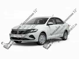 Хромированные накладки на пороги для Volkswagen Polo 6