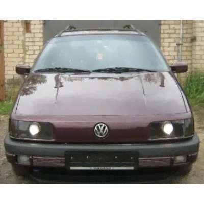 Гладкие стекла для фар Volkswagen Passat В3 под установку линз-0