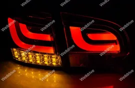 Фонари задние Volkswagen Golf 6 08-12 Led черные