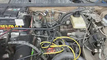 Volkswagen Santana 1982 работа двигателя