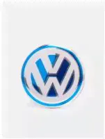 Эмблема Volkswagen на ключ зажигания, синий, 14 мм
