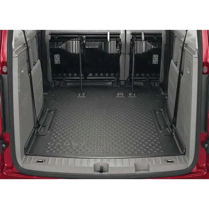 Коврик багажника оригинальный для Volkswagen Caddy фургон, минивэн, maxi 5/7 мест (2015-2020) № 2K3061161