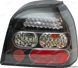 Фонари задние Volkswagen Golf 3 LED черные