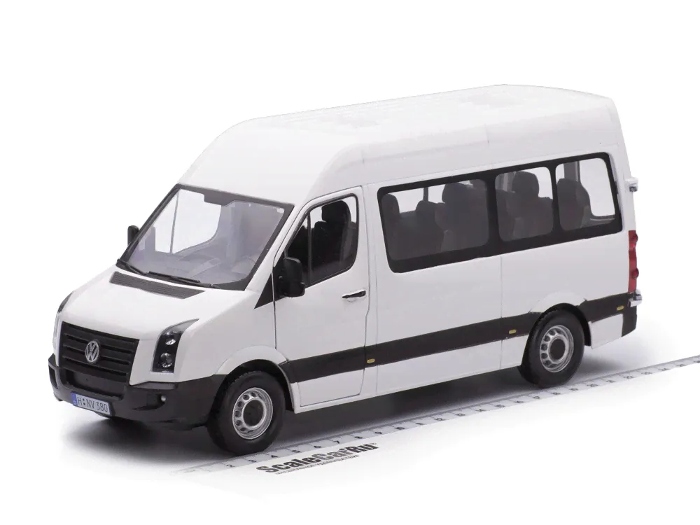 Масштабная модель Volkswagen Crafter Bus белый лучшая цена!-0