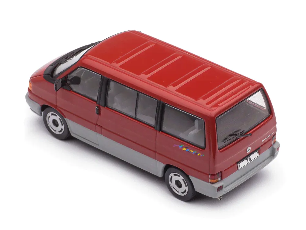 Масштабная модель Volkswagen Multivan Allstar T4 1990 красный лучшая цена!-2