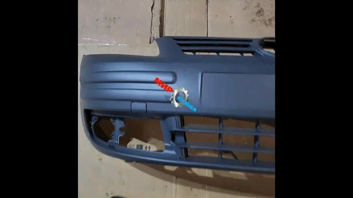915-1111019 Vw Caddy 3 бампер передний серый Фольксваген кадди кади кеди кедди Volkswagen МирКузова