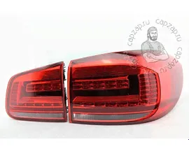 Задние оригинальные светодиодные LED фонари Volkswagen Original 14 модельного года VW TIGUAN