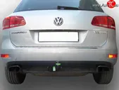 Фаркоп Лидер Плюс Volkswagen Touareg NF (2010-2014) (Без электропакета)