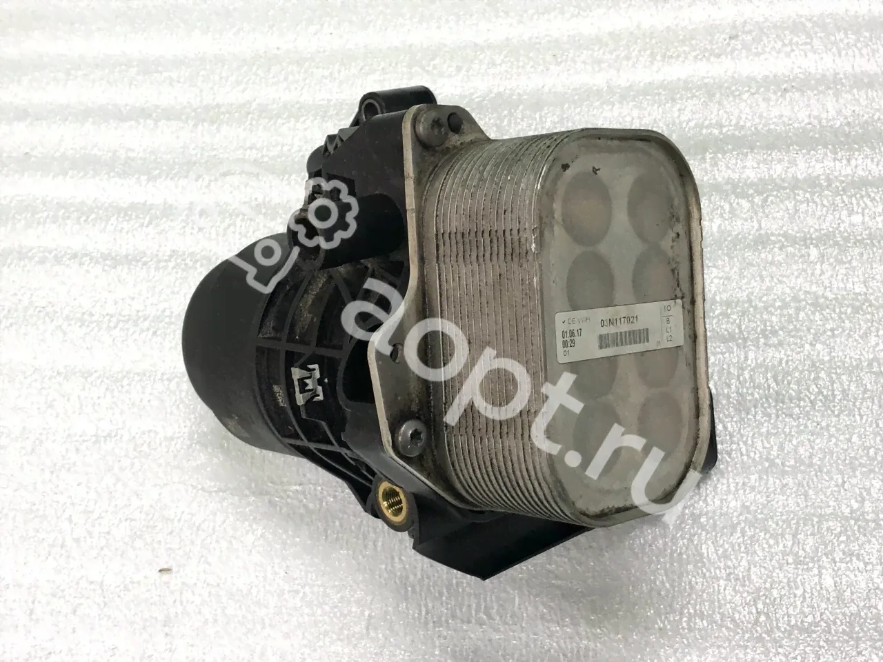 Корпус масляного фильтра VAG 2.0 TDI Bi-Turbo CUAA 240 л.с., Volkswagen Tiguan 2, Allspace, Passat B8, Alltrack, Arteon, Skoda Kodiaq RS