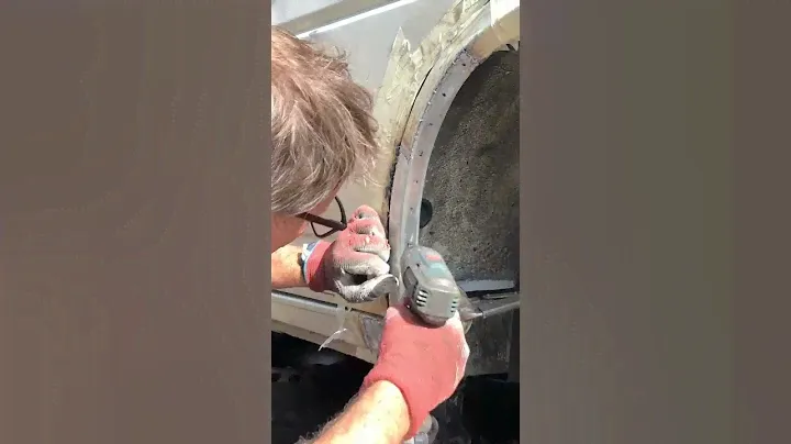 Dog Leg Replacement T4 VW Cut Weld Paint #welding #automobile #repairs