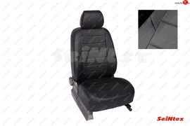 Чехлы для сидений Seintex (экокожа) Volkswagen Golf Plus ( 5, 6) (2004-2014) (Черный)