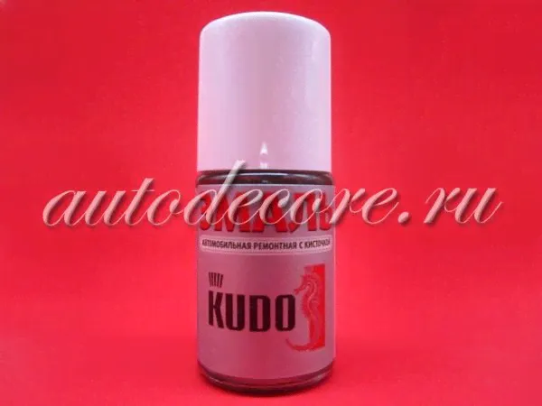 KUDO Кисть Volkswagen LB9A Candy (белая) 15мл.-0