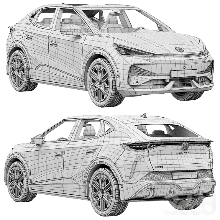 Volkswagen ID.Unyx - Транспорт - 3D модель-0