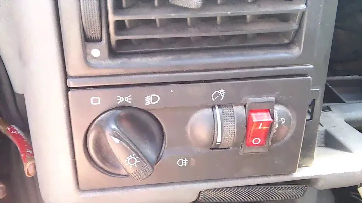 Как отключить в VW Т4 дневной скандинавский свет?