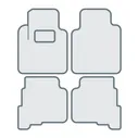 Коврики в салон для VOLKSWAGEN Golf 4 - Тип B