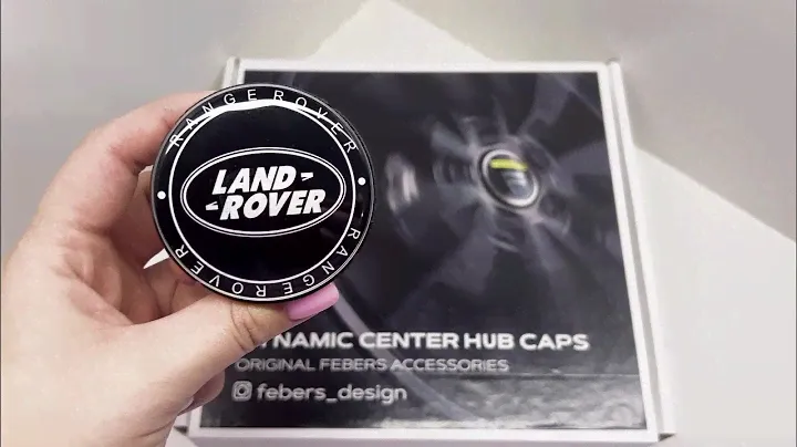 Динамические парящие колпачки на литые диски Land Rover | Range Rover заглушки ступицы спиннеры