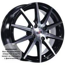 Литой диск ALCASTA M53 BKF для VOLKSWAGEN Polo