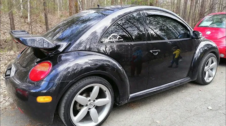 Огромный спойлер на new beetle a4