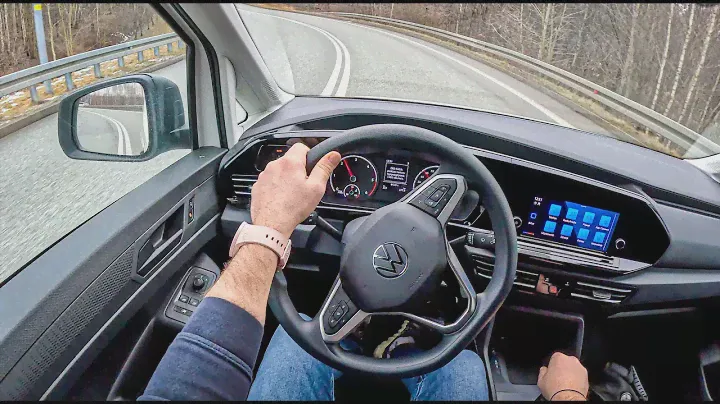 2023 Volkswagen Caddy V Cargo [2.0 TDI 102 HP] |0-100| POV Test Drive #1589 Joe Black