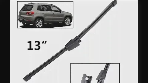 🚗🔧 Замена резинки заднего стеклоочистителя VW Tiguan