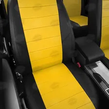 Автомобильные чехлы Volkswagen Touran с 2014-2019 компактвэн желтый экокожа VW28-0704-EC31