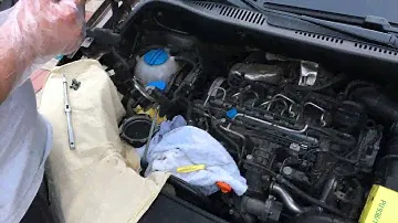Замена топливного фильтра VW CADDY 1.6 TDI common rail