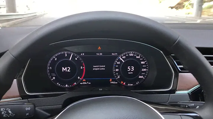 2018 Volkswagen Passat B8 2.0 TDI 150 HP Acceleration (Launch Control)