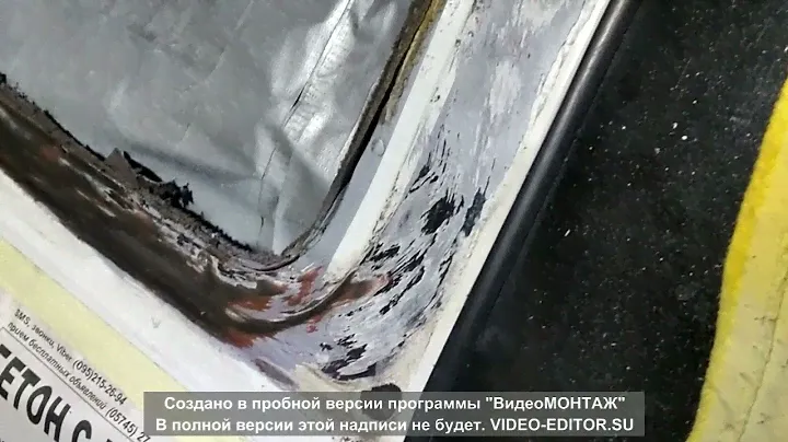 Ремонт кузова и вклеевание заднего стекла на Т4