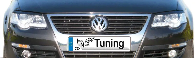 Ресницы на фары тюнинг Volkswagen Passat B6 (2005-2011)-0