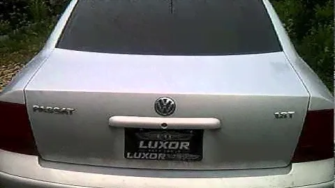 Открывание багажника VW Passat B5