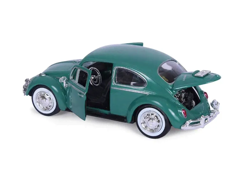 Машинка коллекционная Volkswagen Beetle 1966 Motormax масштаб 1:24-2