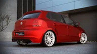 Юбка заднего бампера Maxton Design Volkswagen Polo V (2009-...)