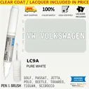 LC9A Touch Up Paint for VW Volkswagen White GOLF PASSAT JETTA POLO BEETLE TOUARE