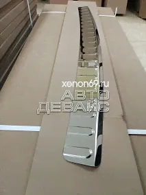 Накладка на задний бампер Volkswagen Passat B8, седан-2