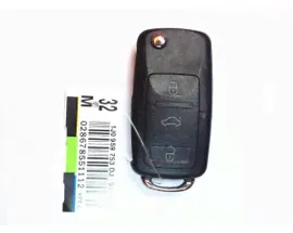 Выкидной ключ Volkswagen 3 кнопки #28
