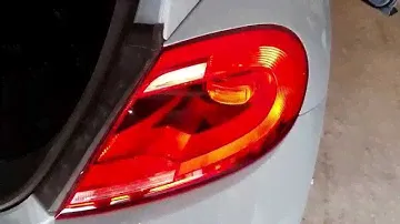 2012-2016 Volkswagen Beetle - Test Tail Lights After Changing Bulbs - Brake, Reverse & Turn Signal