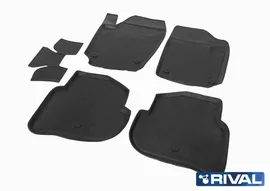 Коврики салона, RIVAL, для Volkswagen Polo V седан 2010-2020