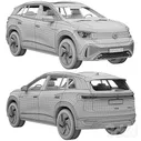 Volkswagen ID6 CROZZ 2022 - Транспорт - 3D модель