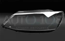 Стекло фары Volkswagen Tiguan 2012-2015 Левое (Оптика Ксенон)