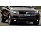 Светодиодные противотуманные фары с ангельскими глазками для Volkswagen Tiguan 1 рестайлинг (2011-2016)